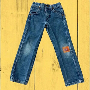 Wrangler retro denim reworked embroidered Jean's 6 reg